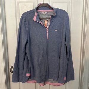 NWT Women’s Vineyard Vines Pouch Pocket Jersey 1/4 Zip